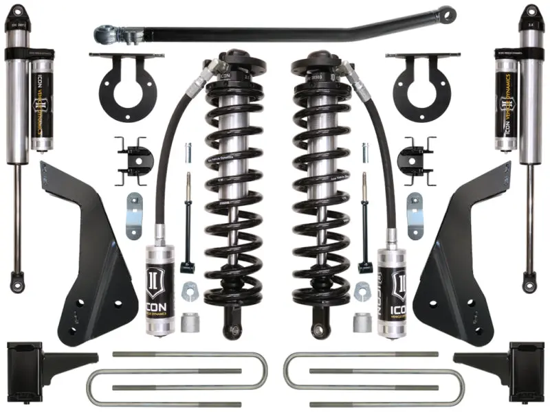 Icon 05-07 Ford F-250/F-350 4-5.5In Stage 3 Coilover Conversion System 1