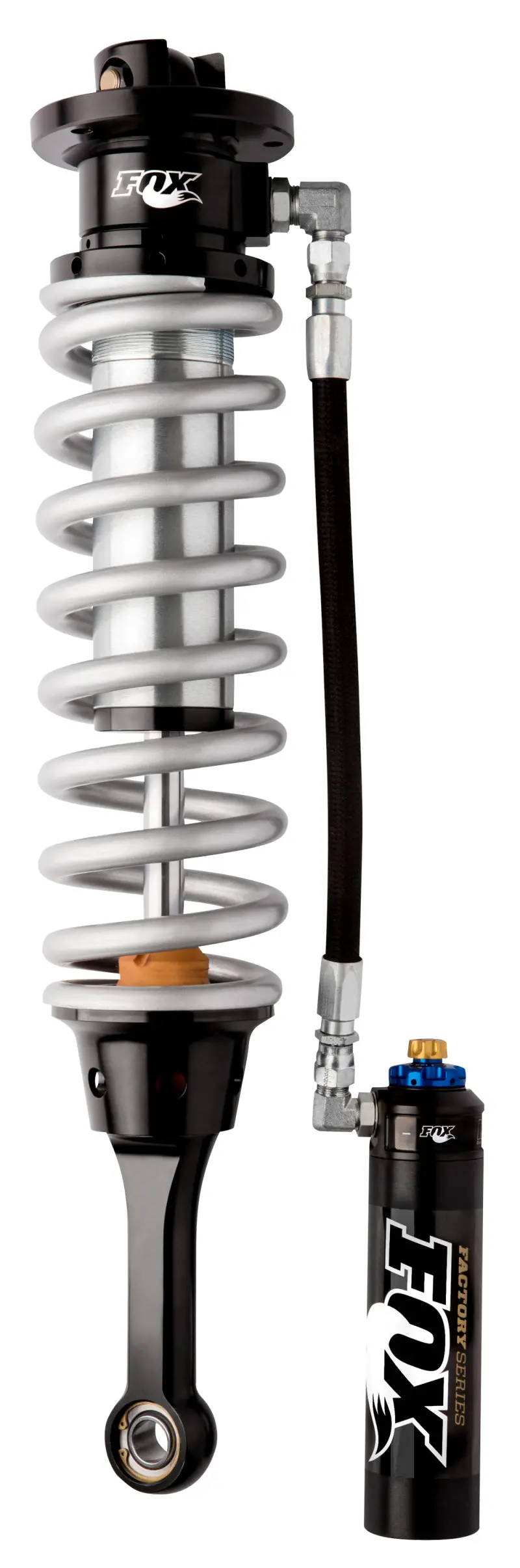 Fox | 2010-2014 Ford Svt Raptor 3.0 Factory Series Internal Bypass Coil-Over Reservoir Front Shock Pair With Adjuster | 0-2 Inch Lift 1