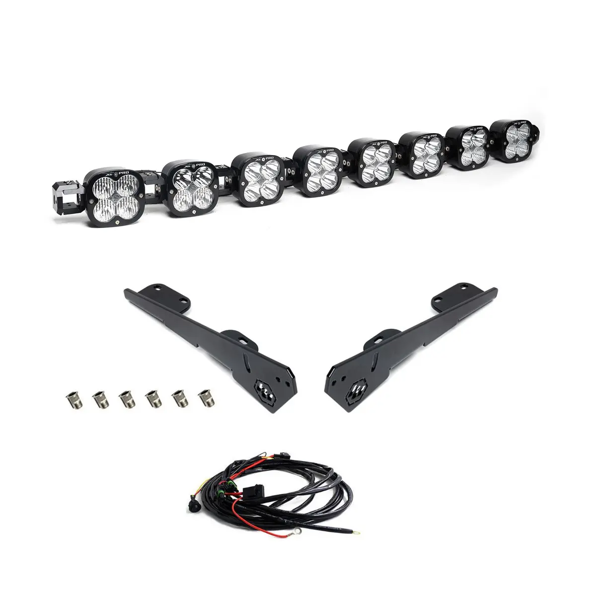 Baja Designs | 2005-2023 Toyota Tacoma Multi-Pattern 8Xl Pro Linkable Roof Clear Led Light Bar Kit 1
