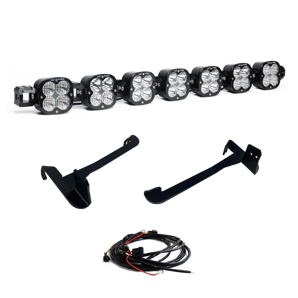 Baja Designs | 2019-2024 Dodge Ram 2500-5500 Multi-Pattern 7 Xl Pro Linkable Clear Led Light Bar Kit 1