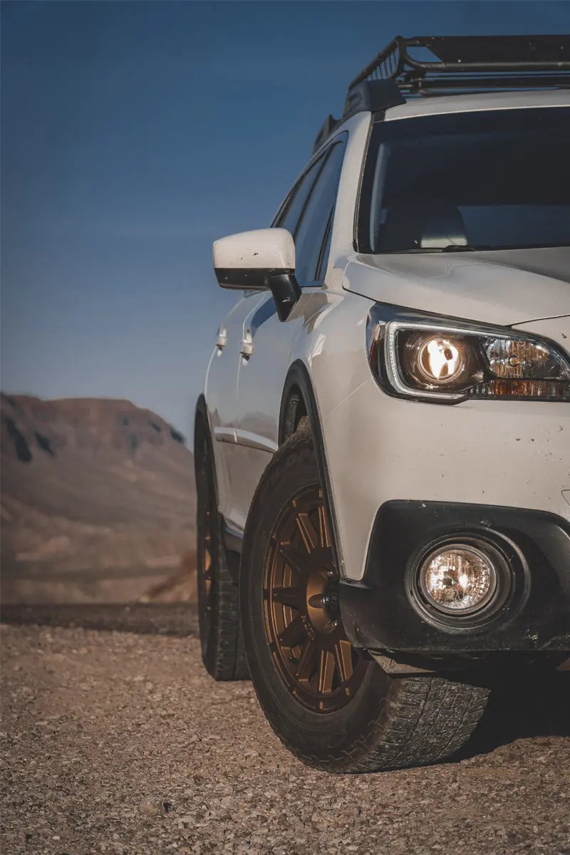 Icon Ricochet 17X8 5X100 38Mm Offset 6In Bs Satin Gold Wheel 1