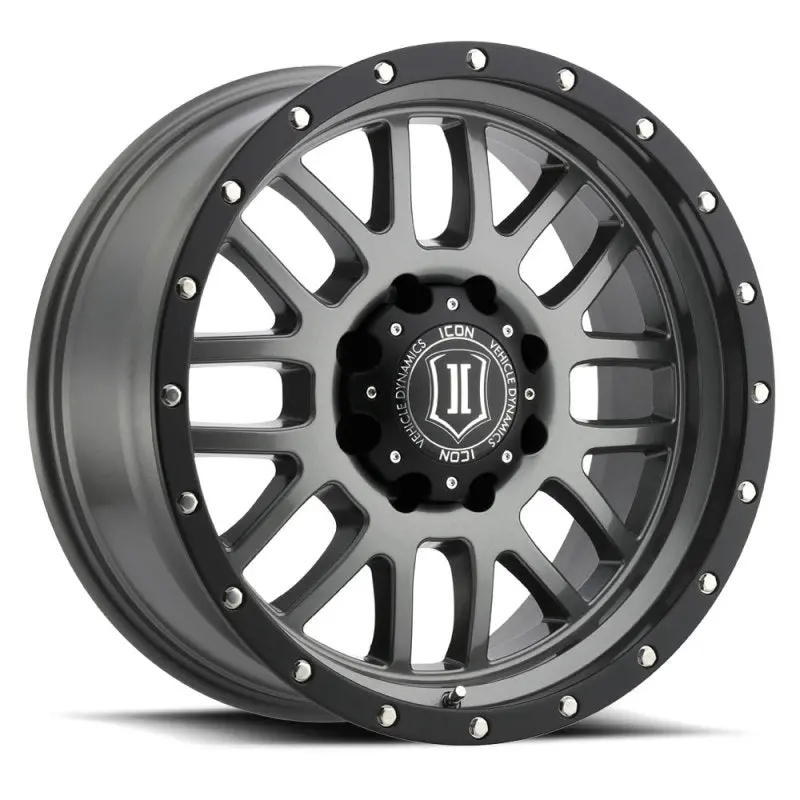 Icon Alpha 20X9 6X135 16Mm Offset 5.625In Bs Gunmetal Wheel 1