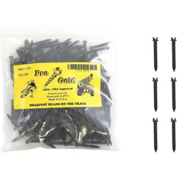 Original Gold Pro Ice Racing Screws – 1.5" Deep‑V Traction Studs 250 Count Pack Made In Usa 1