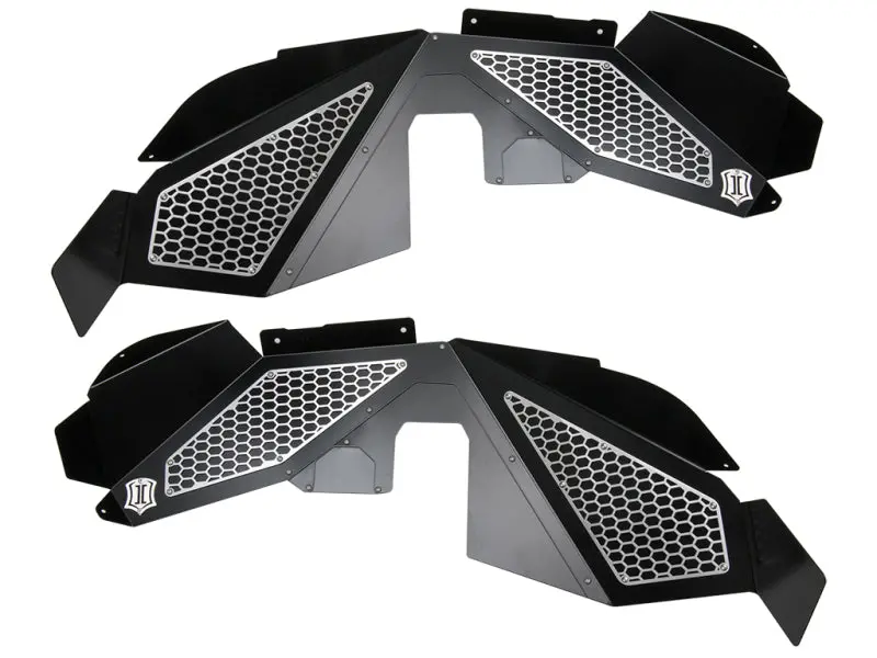 Icon 07-18 Jeep Wrangler Jk Fender Mesh Trim Kit 1