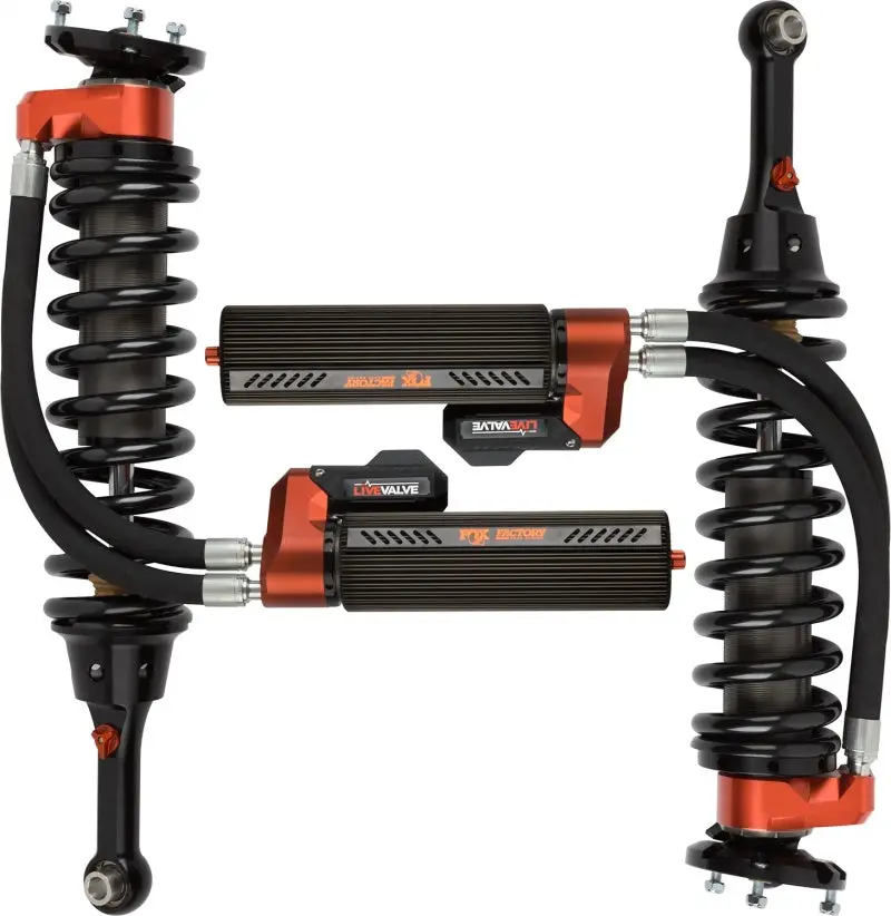Fox | 2019-2020 Ford Raptor 3.0 Factory Race Series Live Valve Internal Bypass Coil-Over Front Shock Pair With Adjuster | 0-2 Inch Lift 1
