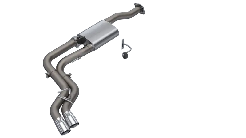 Qtp Screamer Cat-Back Exhaust For 2015–2018 Ford F-150 Crew Cab/Extended Cab – 304 Stainless Steel, 3-Inch Tips 2