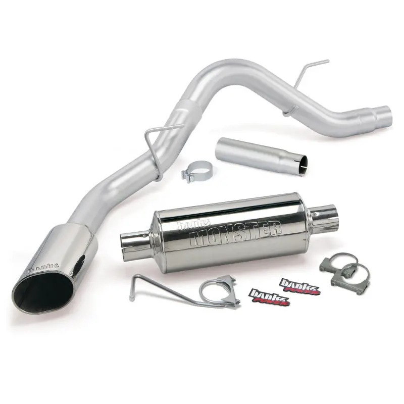 Banks Power | 2015-2019 Ford F-150 2.7L /3.5L Ecoboost / 5.0 V8 Monster Exhaust System - Ss Single Exhaust With Chrome Tip *Discontinued* 1