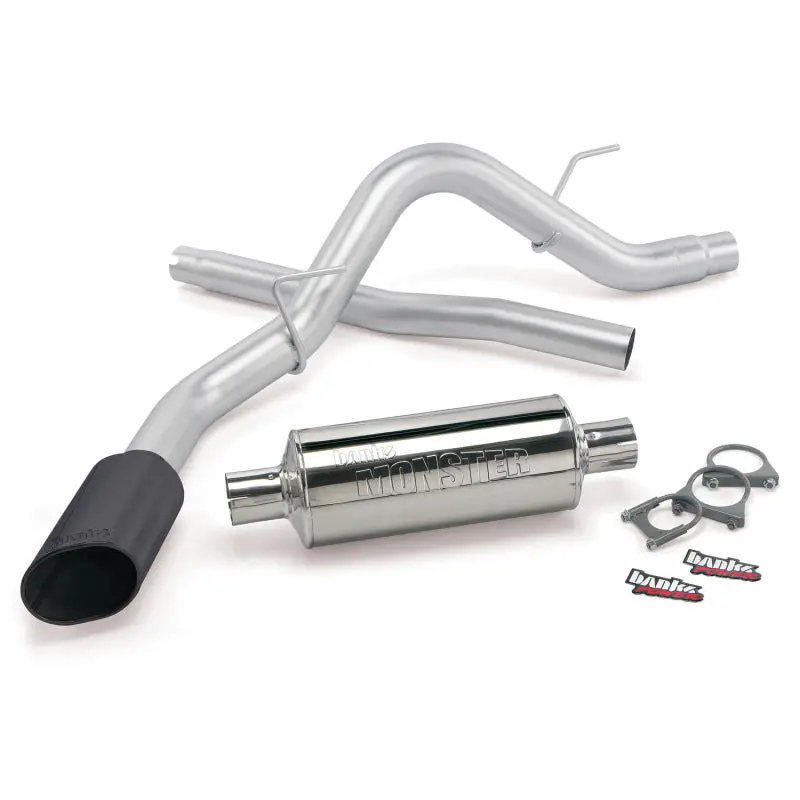 Banks Power | 2010-2014 Ford 6.2L F-150 Raptor Ecsb/Ccsb Monster Exhaust System - 3 Inch Ss Single Exhaust With Black Tip 1
