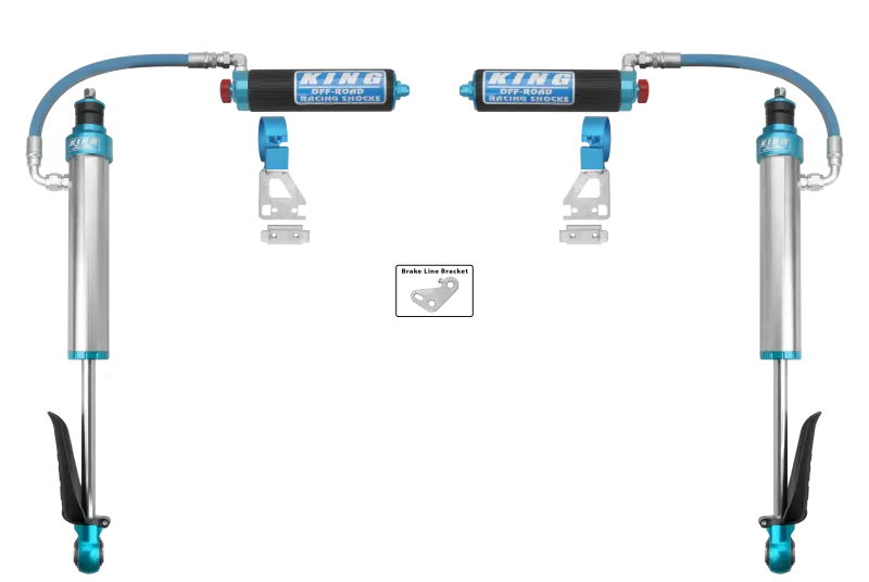 King Shocks | 2024+ Toyota Tacoma 2.5 Remote Reservoir Rear Shocks With Adjuster 1