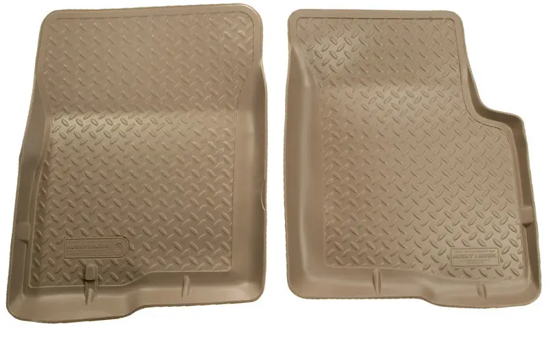 Husky Liners Classic Tan Floor Mats – Full-Size Protection For 1980–1996 Ford Bronco 1