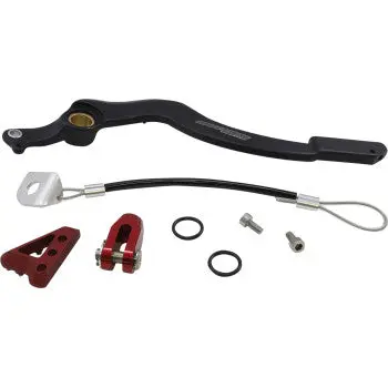 Moose Racing Hammerhead Red Brake Pedal For Honda Crf450rl & Crf450l – Cnc Adjustable – Usa Made 1
