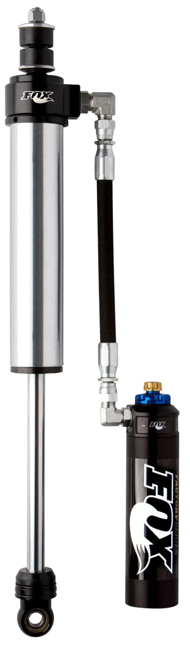 Fox | 2005-2016 Ford Super Duty 2.5 Factory Series Remote Reservoir Front Shock Pair With Dsc Adjuster | 4-6 Inch Lift 1