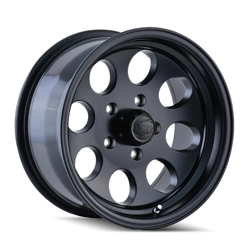 Ion Type 171 Matte Black Alloy Wheel – 17X9", 6X139.7 Bolt Pattern, Zero Offset, 106Mm Hub Bore 1