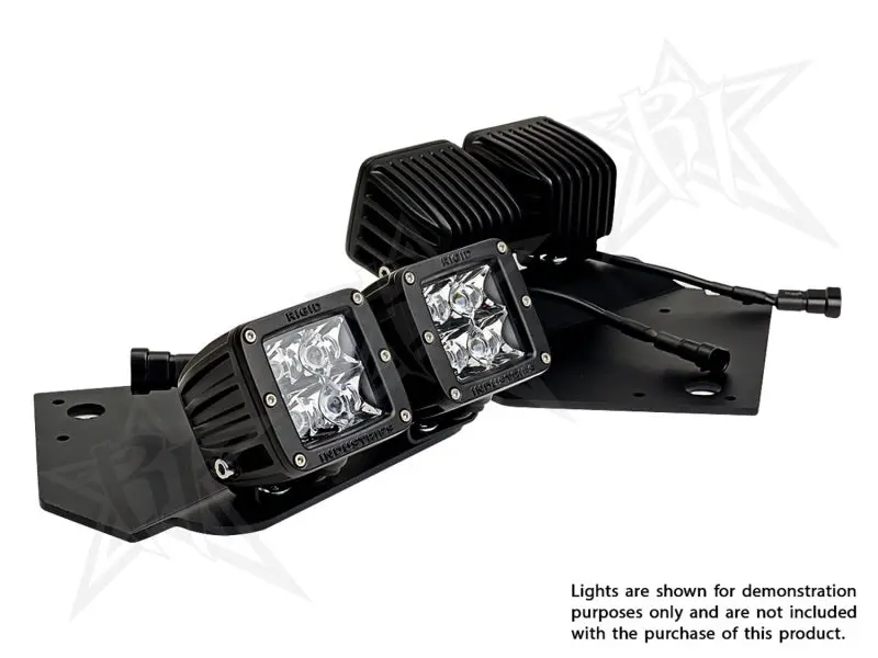 Rigid Industries | 2009-2014 Ford Raptor - Fog Light Brackets - Mounts 4 Dually / D2 Lights 1