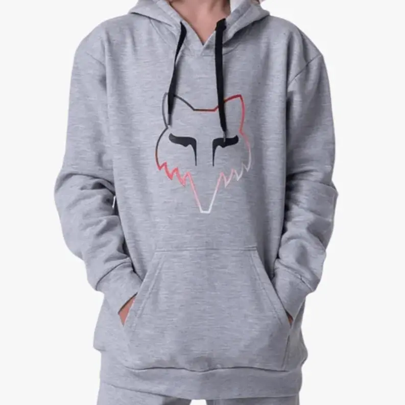 Fox Detonate Boys Fleece Pullover (Grey/Melange) 1