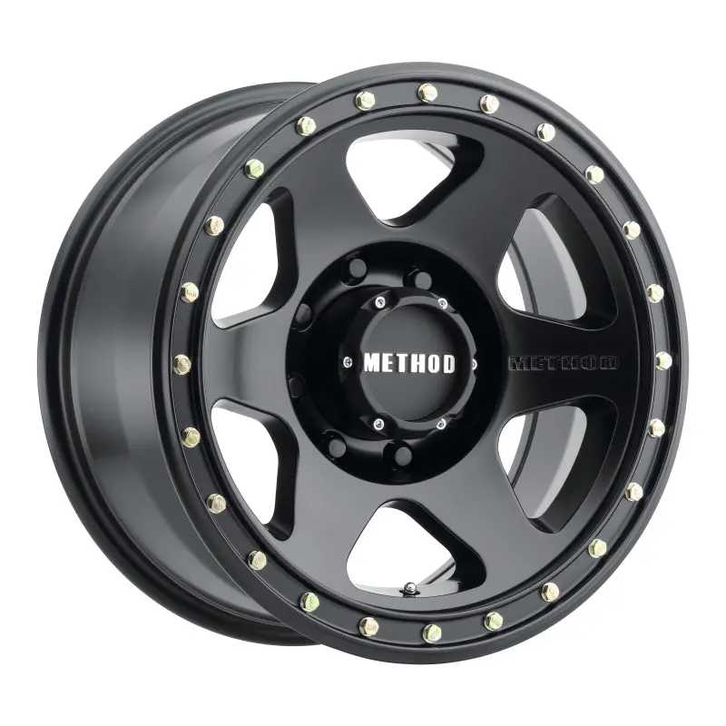 Method | Mr310 Con6 17X8.5 0Mm Offset 8X6.5 130.81Mm Cb Matte Black Wheel 1