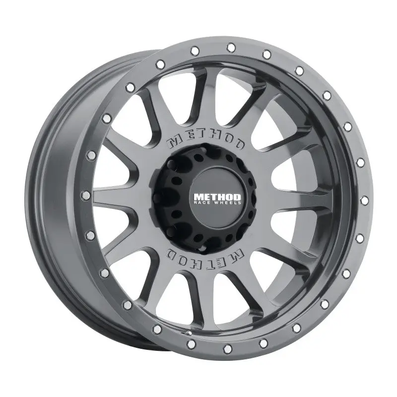 Method | Mr605 Nv 20X10 -24Mm Offset 8X6.5 121.3Mm Cb Gloss Titanium Wheel 1