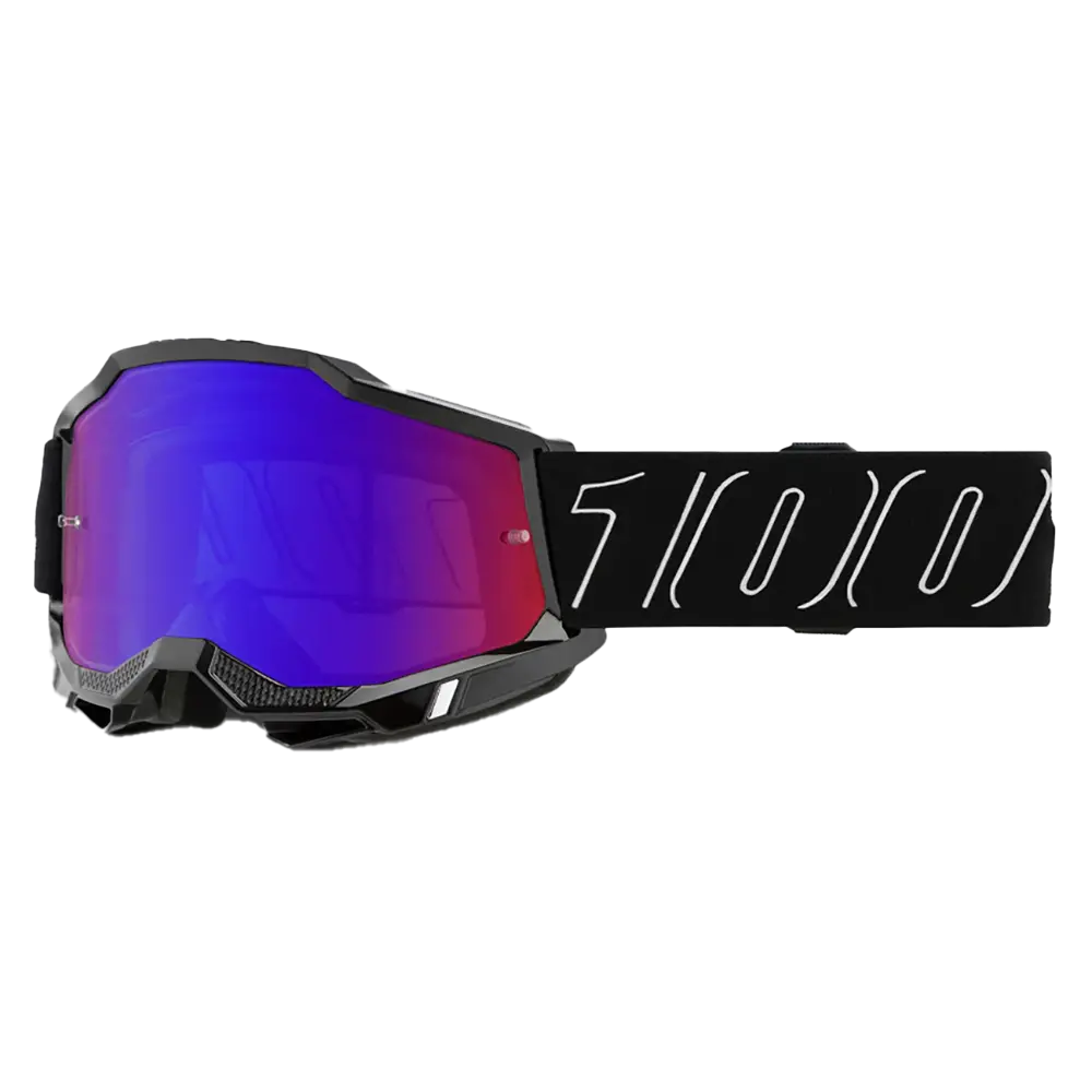 100% Accuri 2 Goggle - Blackline (Mirror Red/Blue Lens) 1
