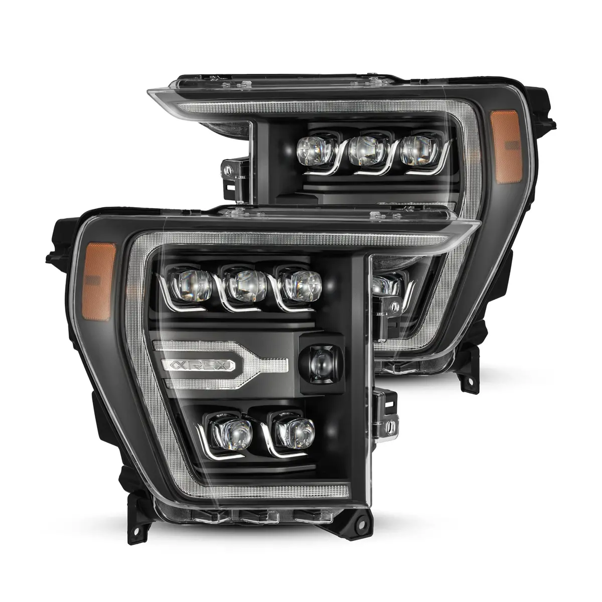 Alpharex | 2021-2023 Ford F-150 Nova Led Projector Headlights Black 1
