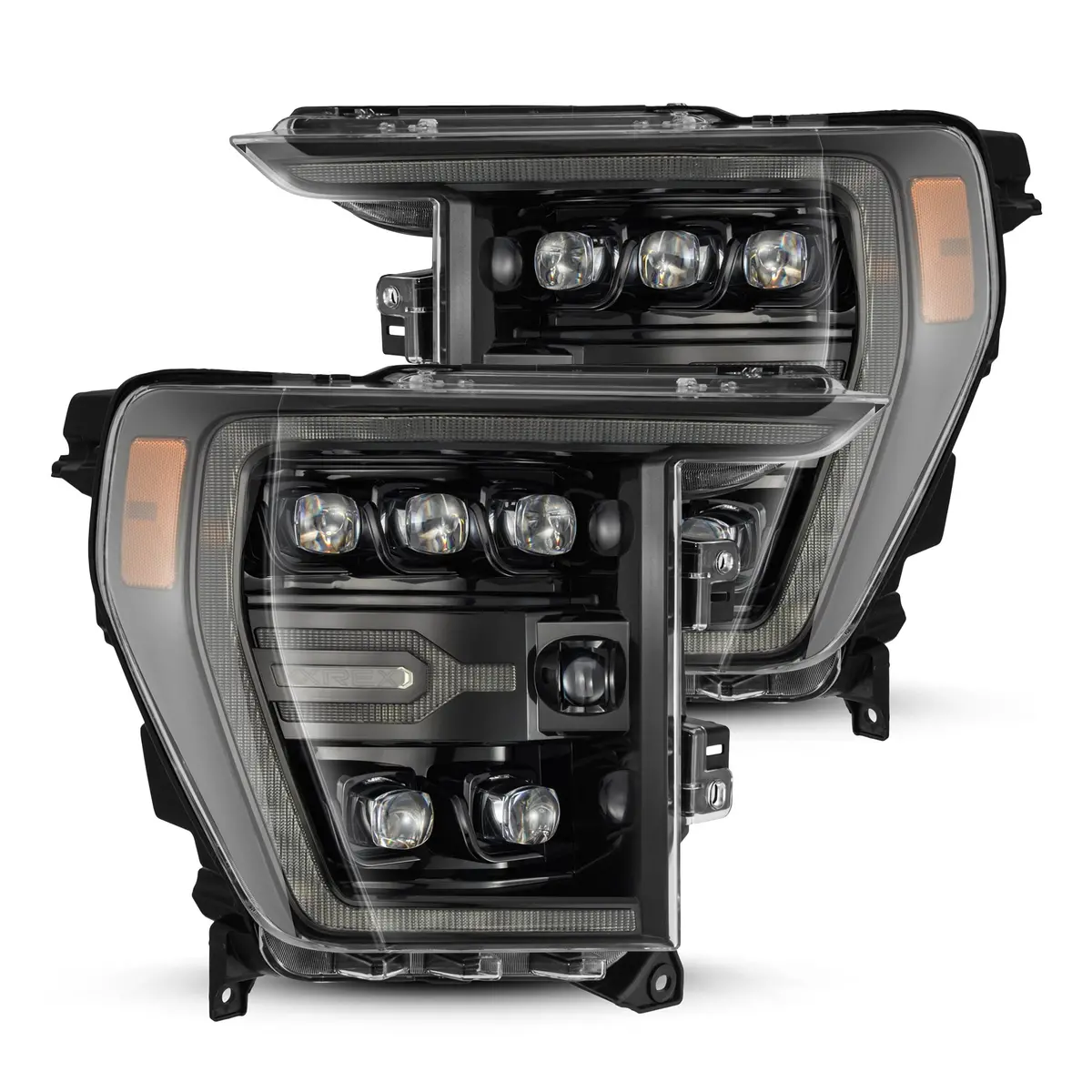 Alpharex | 2021-2023 Ford F-150 Nova Led Projector Headlights Alpha Black 1