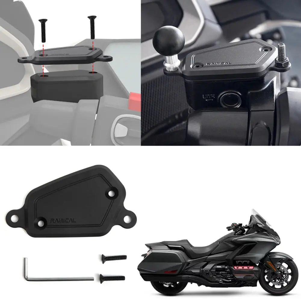 Panical Oil Pot Expansion Selfie Stick Kit Bracket Base Mounting Accessories Suitable For Honda Gold Wing Gl1800 F6b 2018-2023 1
