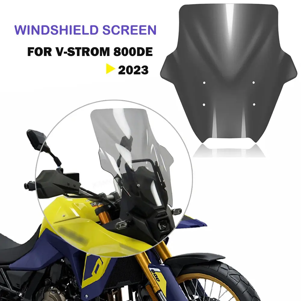 For V-Strom 800De Windshield Accessories Motorcycle Windscreen Wind Shield Screen Deflector Spoiler Protector V Strom 800De 2023 1