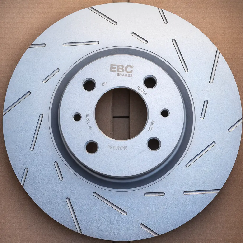 Abarth 500 / 595 284Mm Ebc Grooved Front Brake Discs 1