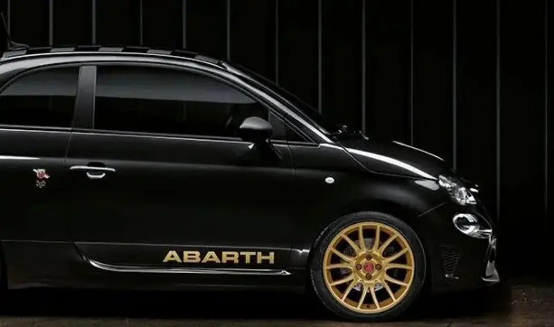 Abarth Gold Scorpioneoro Door Stickers 1