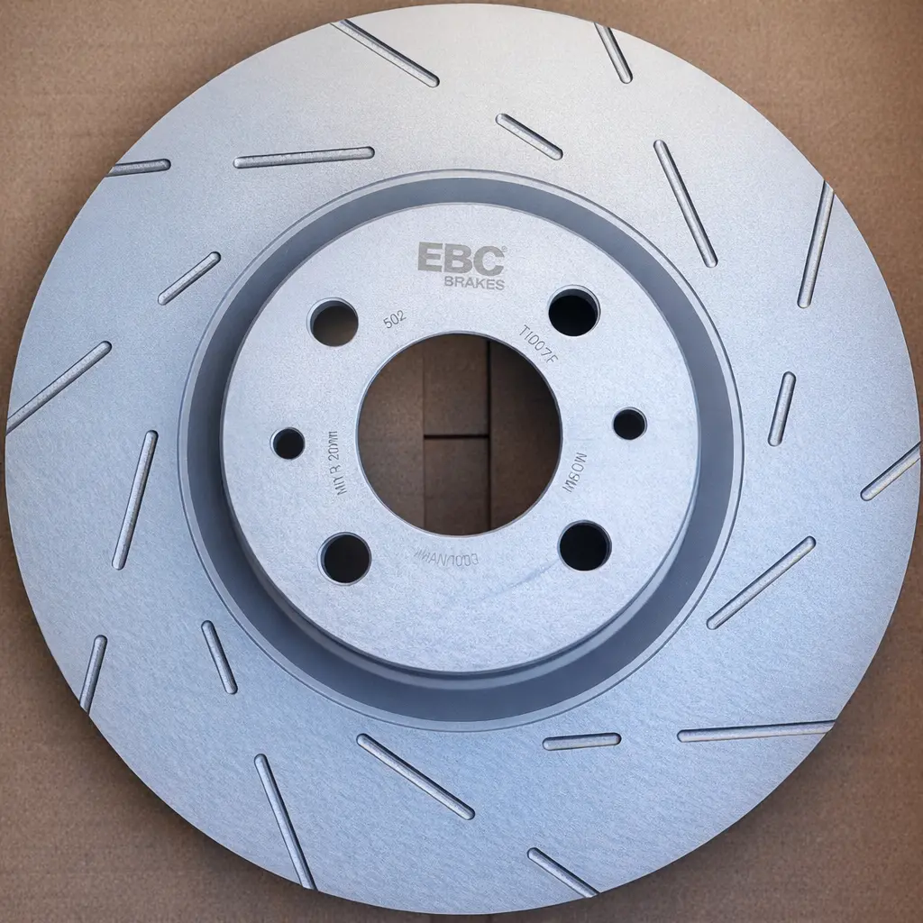 Abarth 595 Competizione Ebc Sloted Front Brake Discs 180 Bhp 305Mm 1