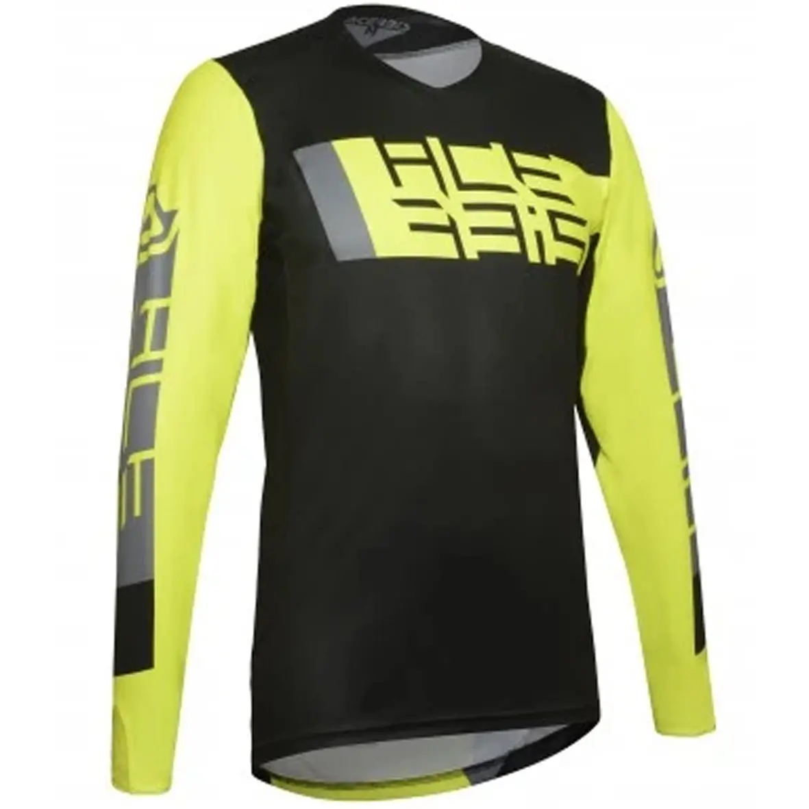 Acerbis Mx Outrun Jersey (Black/Fluo Yellow) 1