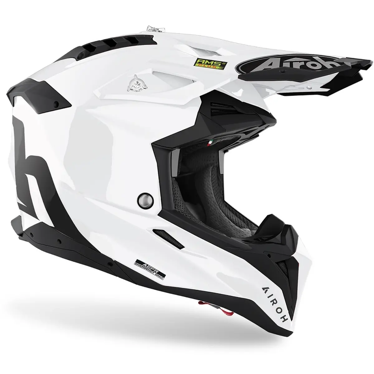 Airoh Aviator 3 Colour Helmet (White Gloss) 1