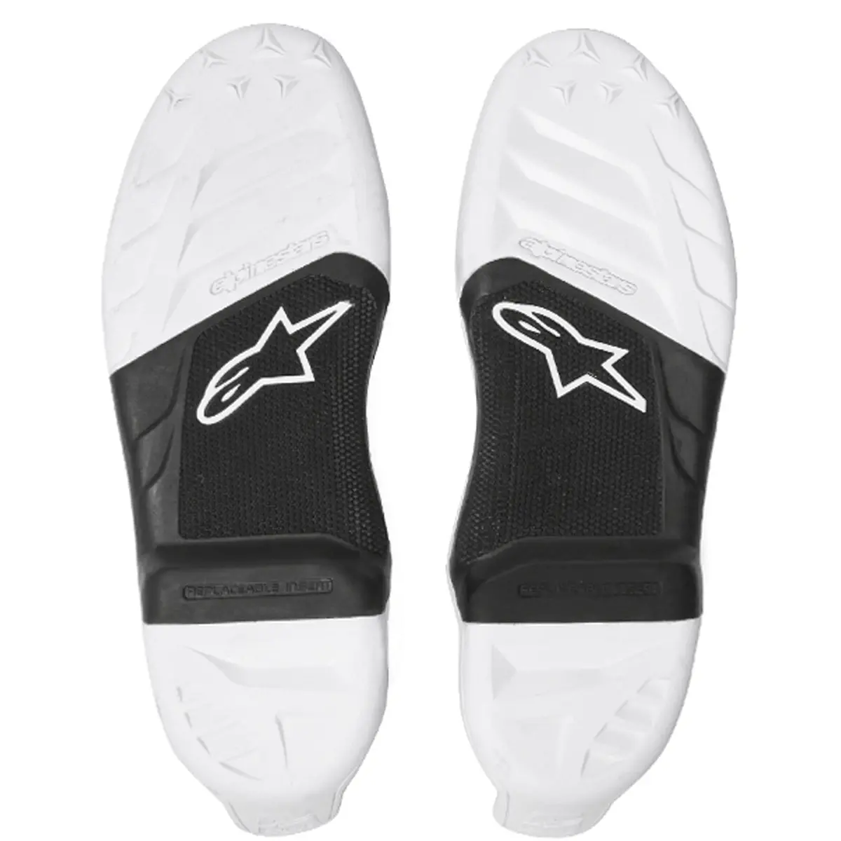 Alpinestars Tech 7 Replacement Soles (White/Black) 1