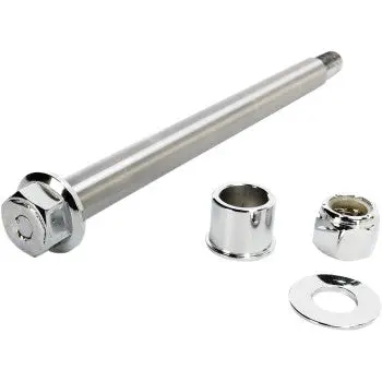 Drag Specialties Front Axle Kit – Chrome Steel – Fits Harley Softail Springer Fxsts / Fxstsi 2000–2006 – Replaces 41109‑88 1