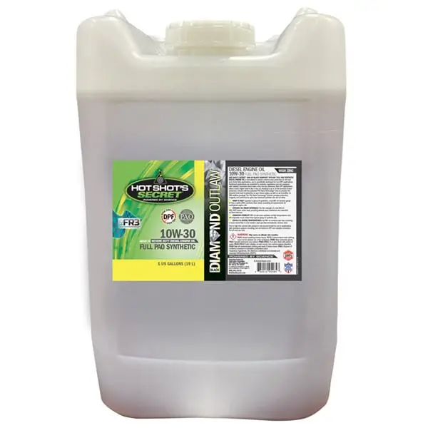 Hot Shot's Secret | Black Diamond Outlaw Full Synthetic 10W-30 Engine Oil - 5 Gallon 1