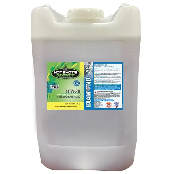 Hot Shot's Secret | Blue Diamond Pao Full Synthetic 10W-30 Engine Oil - 5 Gallon 1