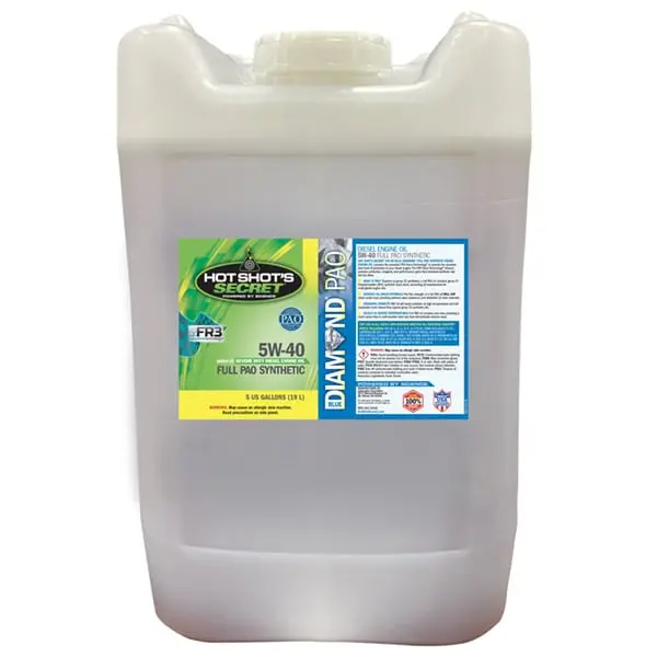Hot Shot's Secret | Blue Diamond Pao Full Synthetic 5W-40 Engine Oil - 5 Gallon 1