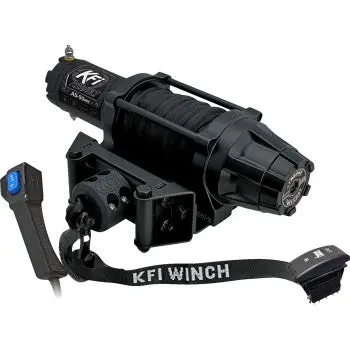 Kfi As‑50Wx 5000 Lb Assault Wide‑Spool Winch Kit – Synthetic Cable – Dash Rocker Switch, Remote & Contactor – Atv / Utv / Sxs 1