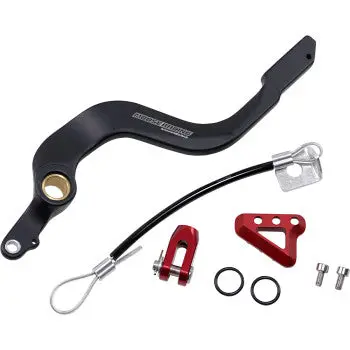 Moose Racing Hammerhead Red Brake Pedal For Honda Cr250r – Cnc Adjustable – Usa Made 1