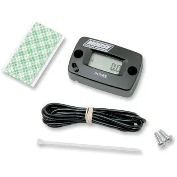 Moose Offroad 2212‑0026 Hour Meter Digital Maintenance Tracker W Log Book Universal Gas Engine Atv Utv Dirt Bike Snowmobile Watercraft 1