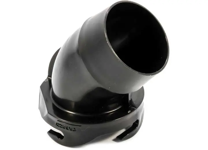 Camco 45 Degree Hose Adapter Sewer Fitting,Black,3 Inch -  39403 1