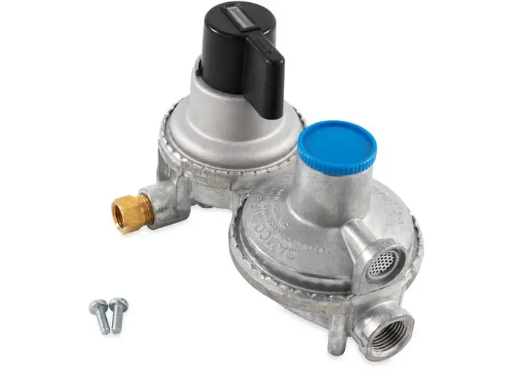 Camco Propane Double-Stage Auto-Changeover Regulator - 59005 1