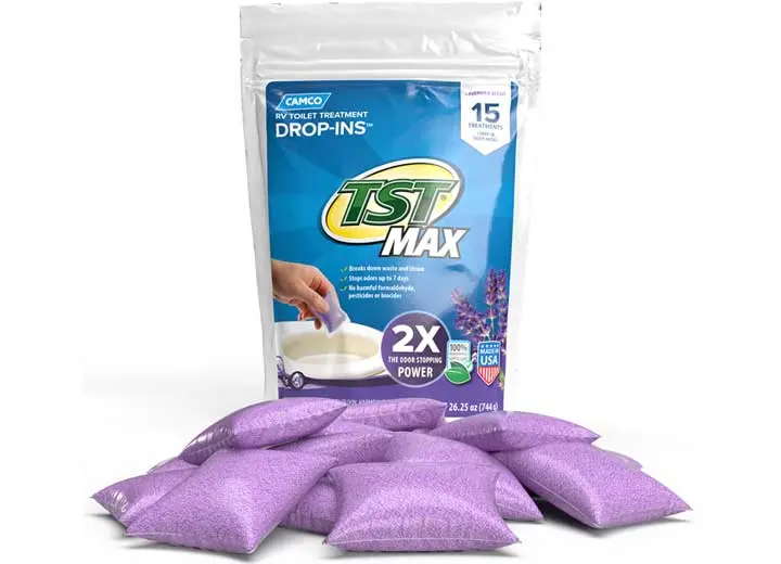 Camco Tst Max Rv Toilet Treatment Drop-Ins - Lavender Scent - 41559 1