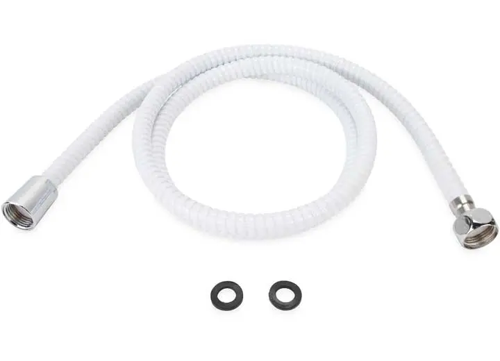 Camco Rv/Marine 60" Flexible Replacement Shower Hose (White) - 43717 1