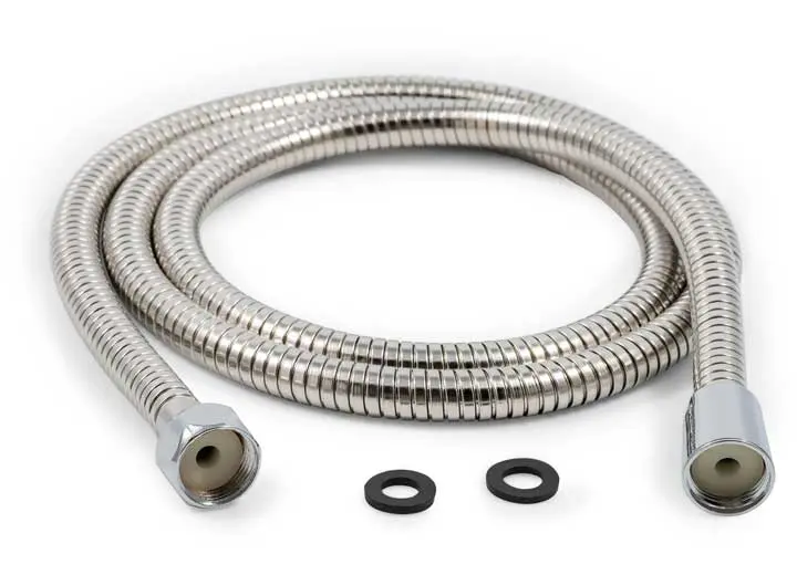 Camco Rv/Marine 60" Flexible Replacement Shower Head Hose (Chrome) -43716 1