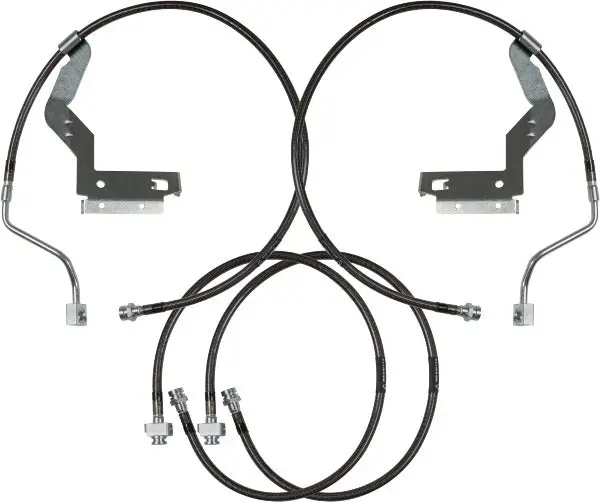 Carli Suspension | 2023-2024 Ford Super Duty 4Wd Stainless Extended Brake Lines - 5.5 Inch Lift 1