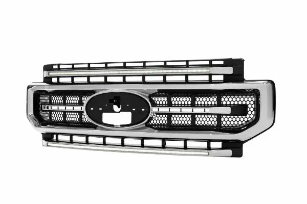 Morimoto | 2020-2022 Ford Super Duty Xbg Led Drl Grille | Chrome Finish / White Drl 1