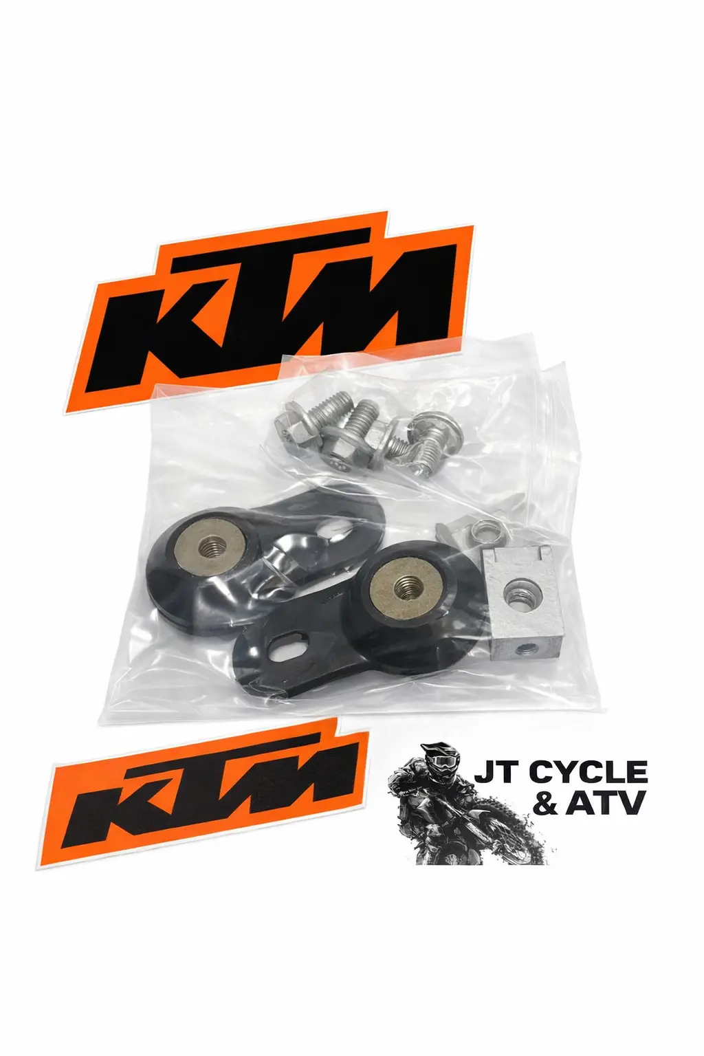 Ktm Husqvarna 2‑Stroke Exhaust Pipe Mount Kit 50‑300Cc 1998‑Up Rubber Pipe Stays Clip Nuts Bolts W Free Ktm Decal Sx Xc Xc‑W Exc Tc 1