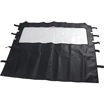Moose Offroad Rear Dust Panel Windshield Kawasaki Mule Pro Fx 2016 2025 Vinyl Rip Stop Nylon Usa Made 1