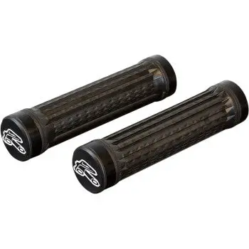 Renthal Traction Lock‑On Ultratacky Bicycle Mtn Bike, Bmx Grips – 30 Mm – Cnc Collars – G212 – 0630‑2709 1