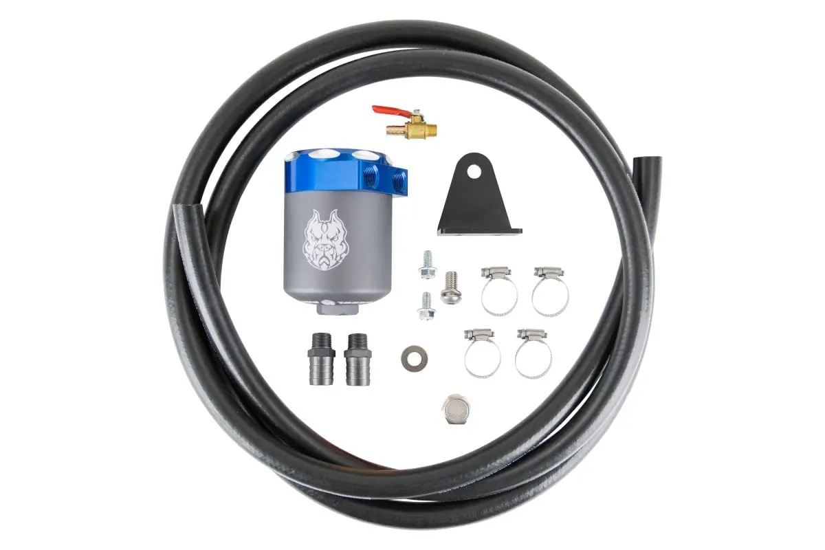Sinister Diesel | 2003-2007 Ford F250 / F350 6.0L Power Stroke Oil Catch Can 1